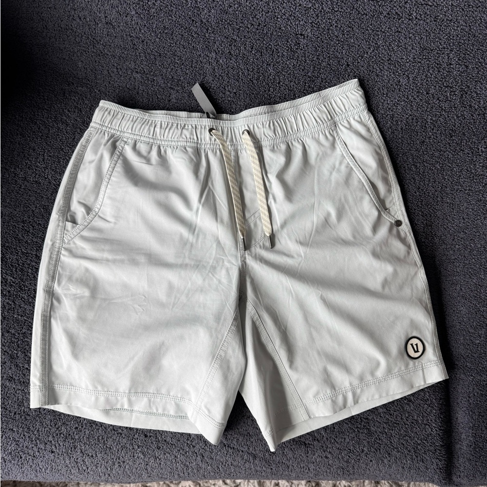 Vuori light Gray Athletic Shorts
